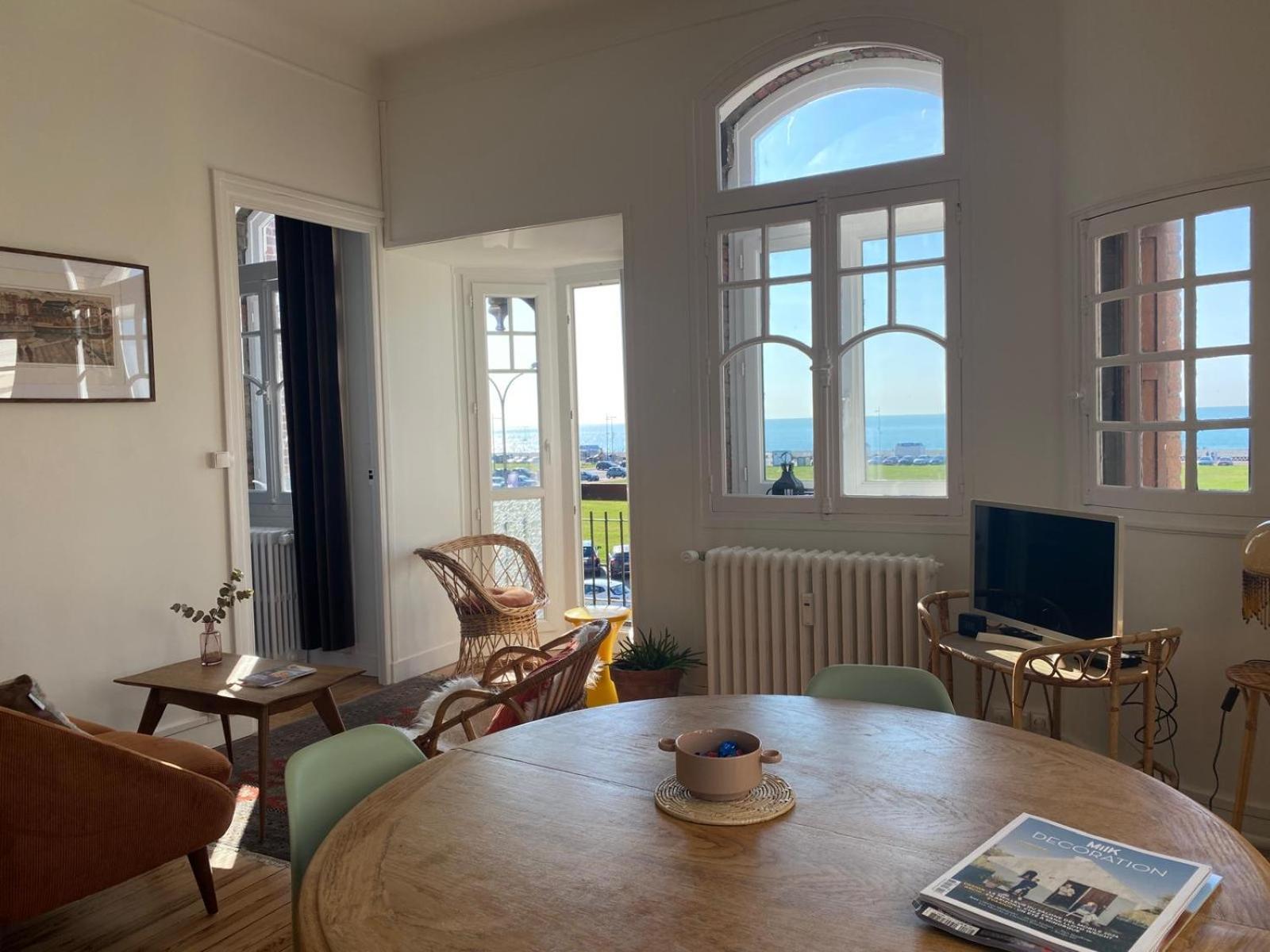 L'Ecume Des Jours Vue Mer Dieppe Exteriör bild